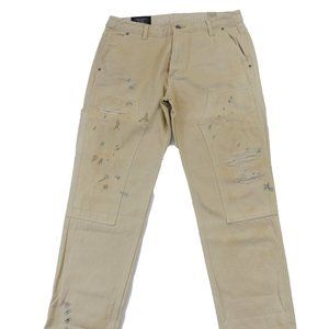Abrecrombie and Fitch Men's Distressed Khakis NWOT